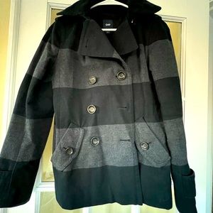 Black gray Gap medium light jacket